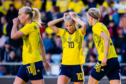 Sofia Jakobsson, Lina hurtig and Sofia Jakobsson of Sweden