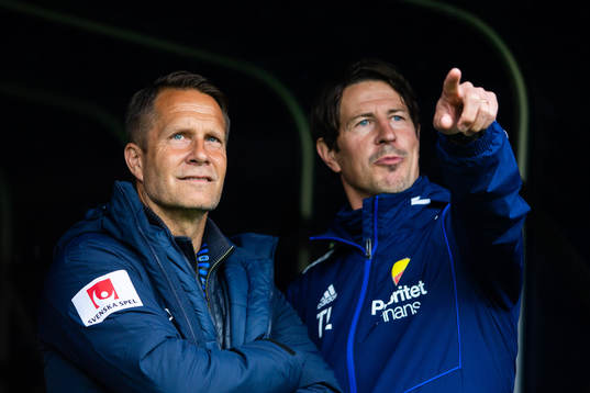 Sirius sportchef Ola Andersson och Djurgårdens tränare