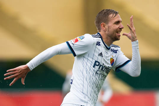 Djurgårdens Jonathan Ring jublar