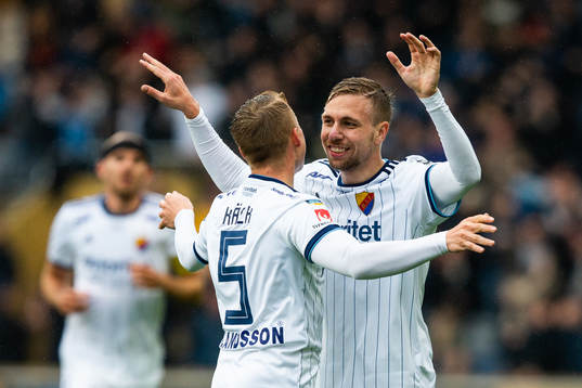 Djurgårdens Jonathan Ring jublar