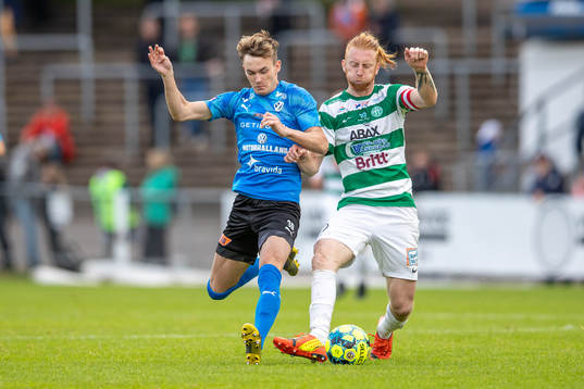 Halmstads Alexander Johansson mot Västerås Calle Svensson