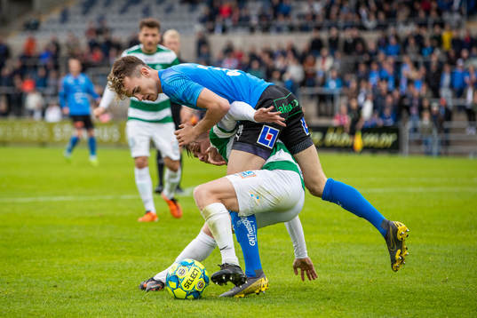 Halmstads Alexander Johansson mot Västerås Simon Johansson
