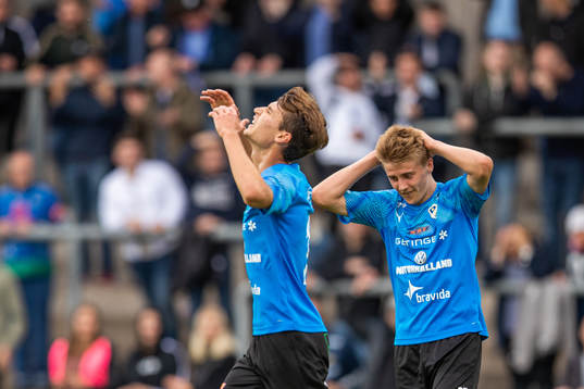 Halmstads Rasmus Wiedsheim-Paul 0ch Erik Ahlstrand deppar