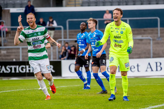 Västerås målvakt Anton Fagerström och Calle Svensson