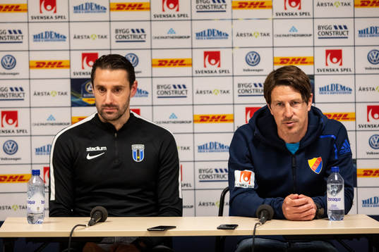 Sirius tränare Mirza Jelecak och Djurgårdens tränare