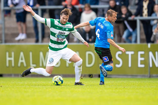 Västerås Jonas Hellgren mot Halmstads Joel Allansson