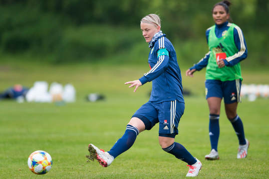 Nilla Fischer of Swedish women national football team