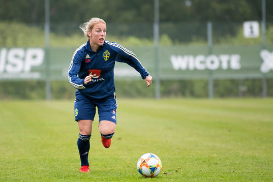 Mimmi Larsson of Swedish women national football team