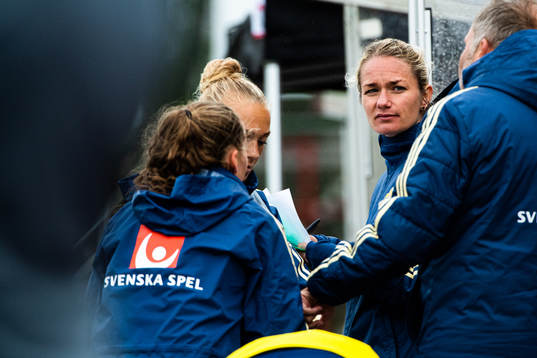 Sveriges tränare Stina Segerström