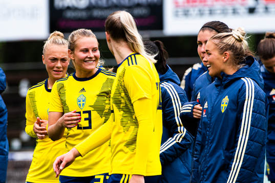 Sveriges Amanda Nildén jublar