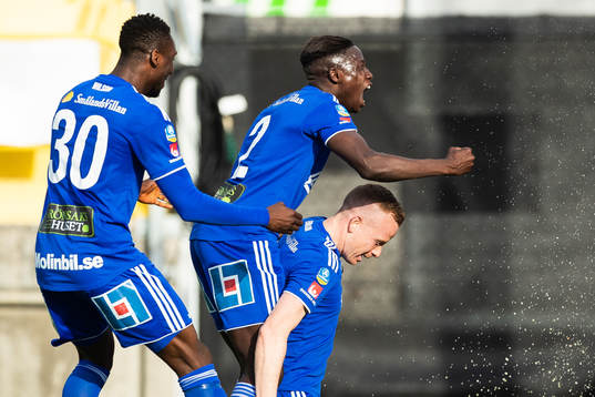 Sundsvalls Peter Wilson, Pa Konate och Tobias Eriksson