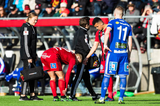 Östersunds Charlie Colkett utgår