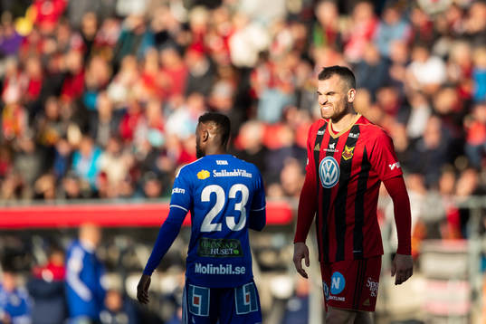 Östersunds Dino Islamovic  deppar