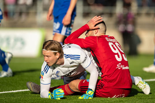 Östersunds Dino Islamovic  deppar