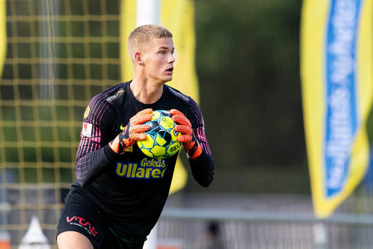 Falkenbergs målvakt Johan Brattberg