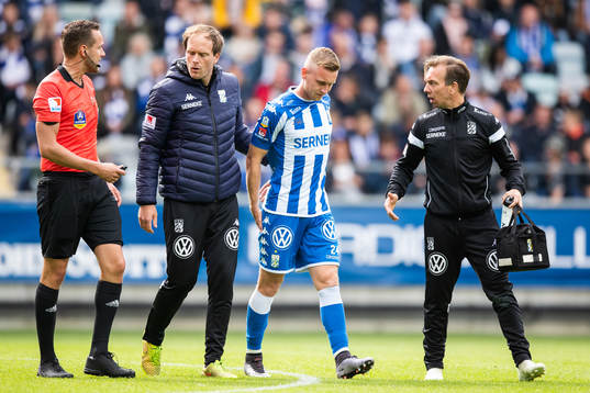 IFK Göteborgs Sebastian Ohlsson utgår