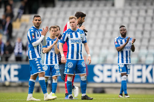 IFK Göteborgs Sargon Abraham och Victor Wernersson  deppar