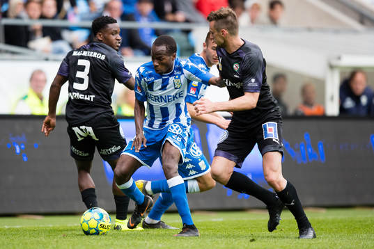 IFK Göteborgs Alhassan Yusuf Abdullahi och Benjamin Nygren