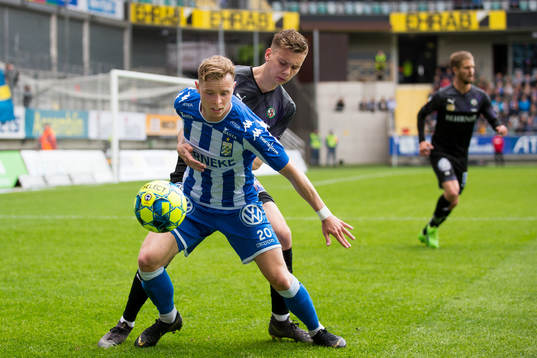 IFK Göteborgs Victor Wernersson och Örebros Albin Granlund