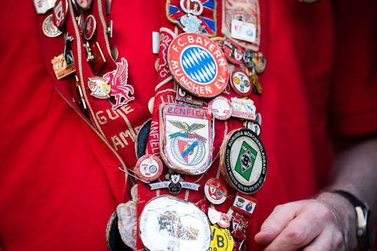 Pins of different clubs