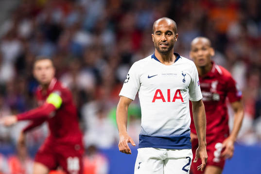 Lucas Moura of Tottenham