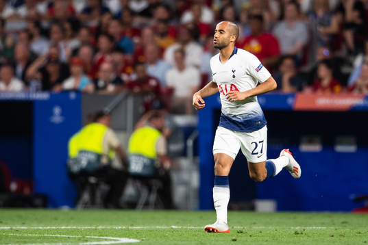 Lucas Moura of Tottenham