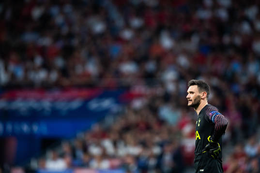 Goalkeeper Hugo Lloris of Tottenham looks dejected