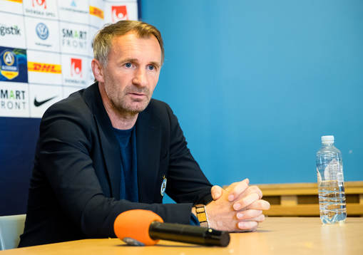 AFC Eskilstunas tränare Nemanja Miljanvoic på