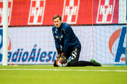 Goalkeeper Tarjei Aase Omenås of Aalesund