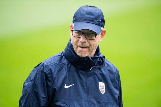 Lars Lagerbäck, head coach of Norway