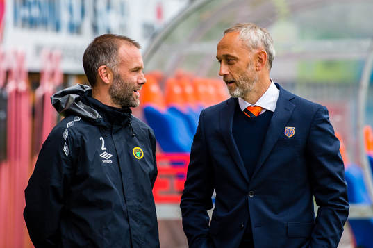 Trond Fredriksen, head coach of Ull/Kisa,  and Lars