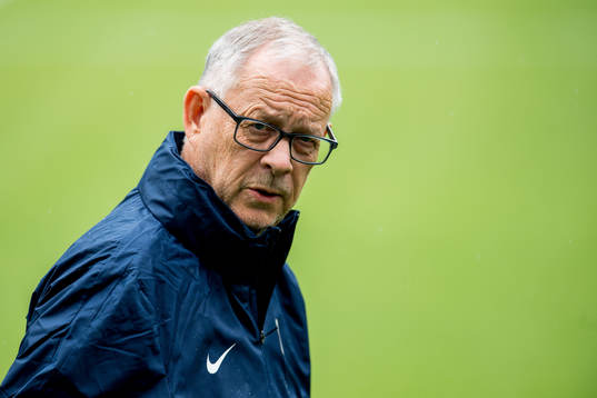 Lars Lagerbäck, head coach of Norway