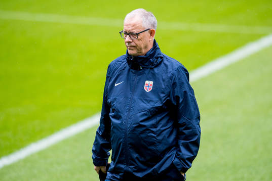 Lars Lagerbäck, head coach of Norway