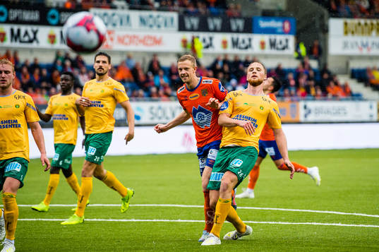Peter Orry Larsen of Aalesund and Espen Bjørnsen Garnås