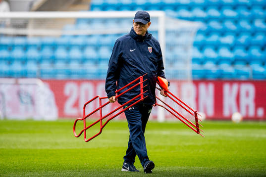 Lars Lagerbäck, head coach of Norway