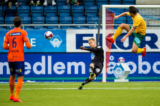 Goalkeeper Andreas Lie of Aalesund