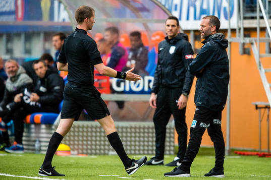 Trond Fredriksen, head coach of Ull/Kisa, sent off the
