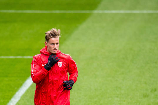 Goalkeeper Sondre Rossbach of Norway