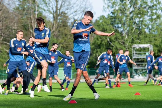 Mikael Lustig of the Swedish national football team