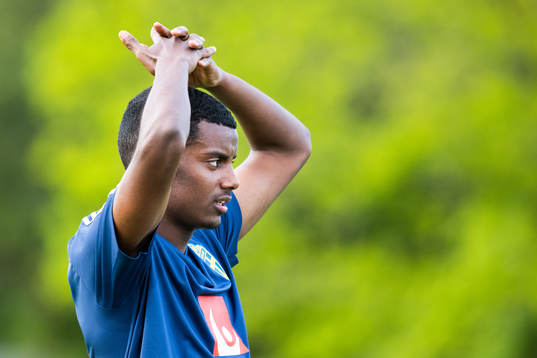 Alexander Isak of the Swedish national football team