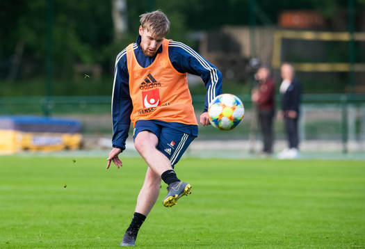 Emil Forsberg of the Swedish national football team