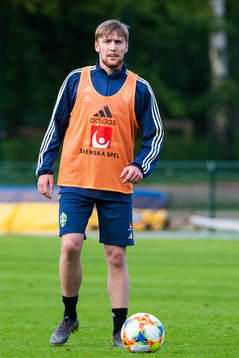 Emil Forsberg of the Swedish national football team