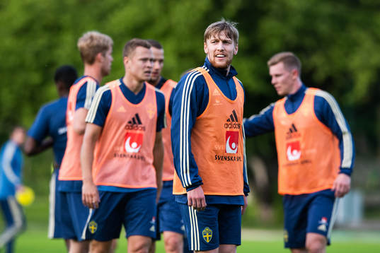 Emil Forsberg of the Swedish national football team