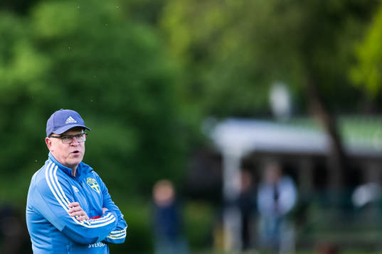 Head coach Janne Andersson of the Swedish national football
