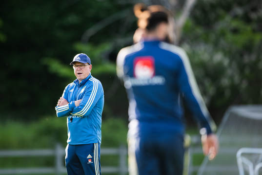 Head coach Janne Andersson of the Swedish national football