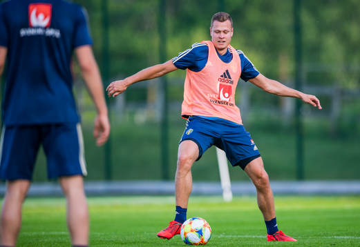 Viktor Claesson of the Swedish national football team