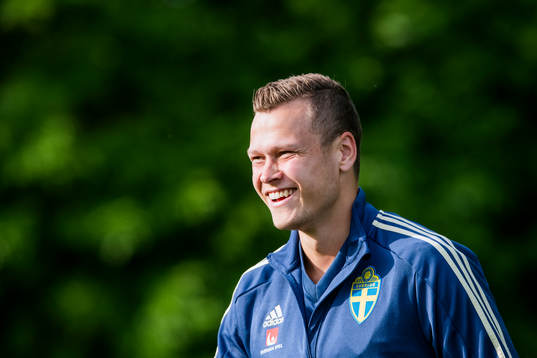 Viktor Claesson of the Swedish national football team