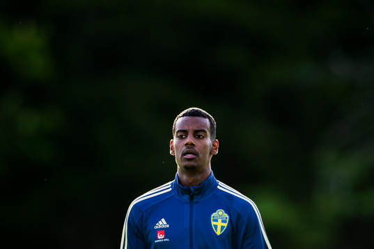 Alexander Isak of the Swedish national football team