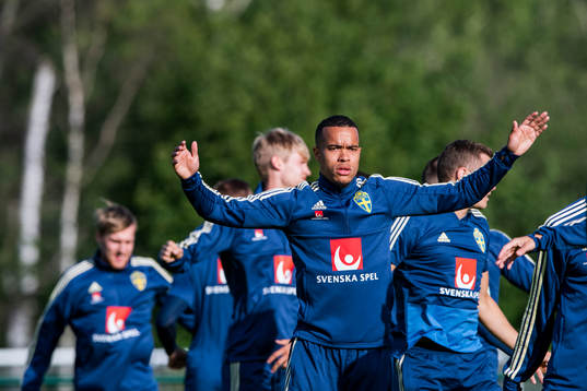 Robin Quaison of the Swedish national football team