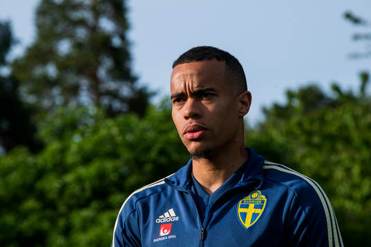 Robin Quaison of the Swedish national football team